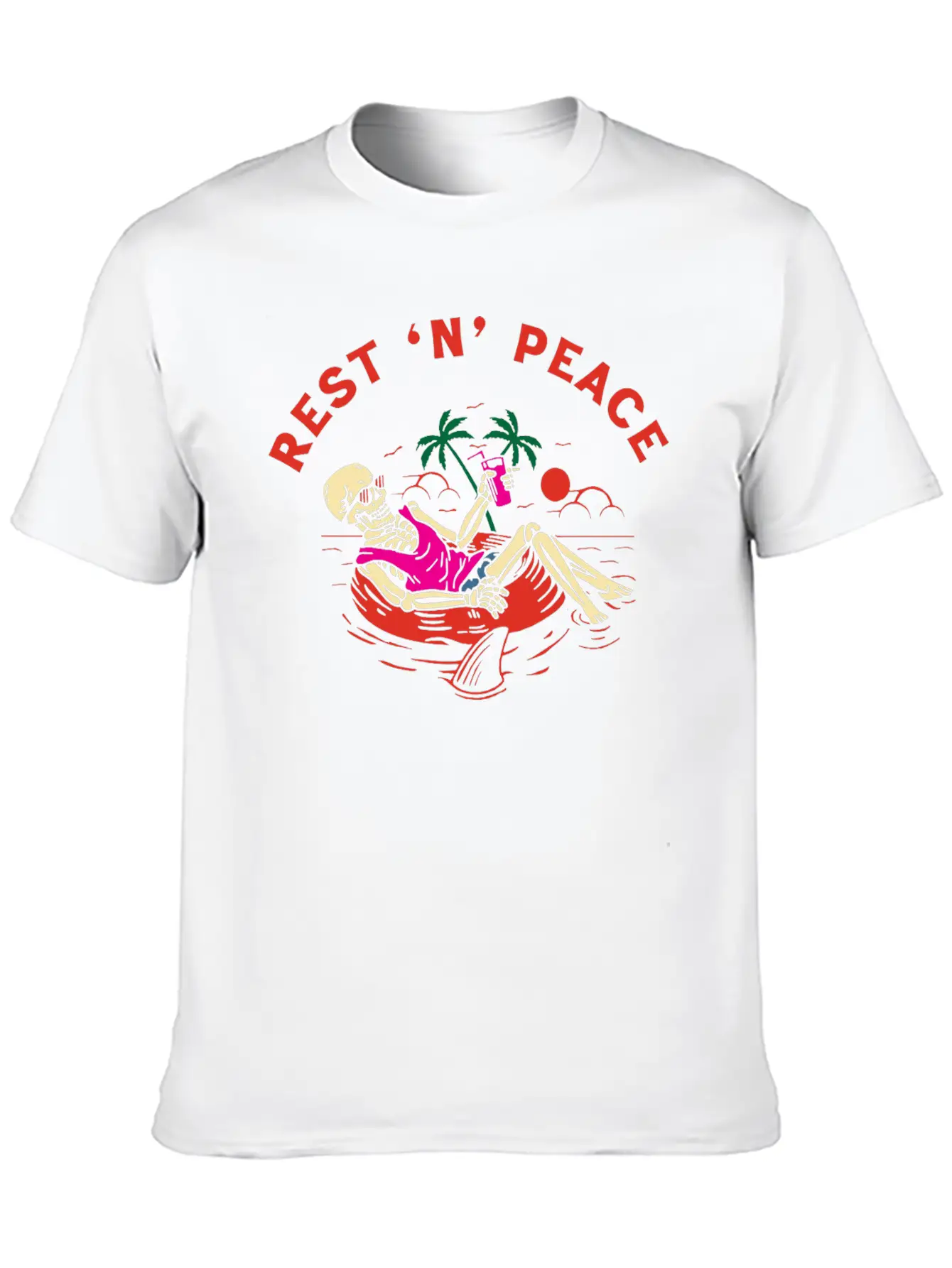 Rest N Peace Essential Cotton Tee For Daily Outfits – Unisex Style