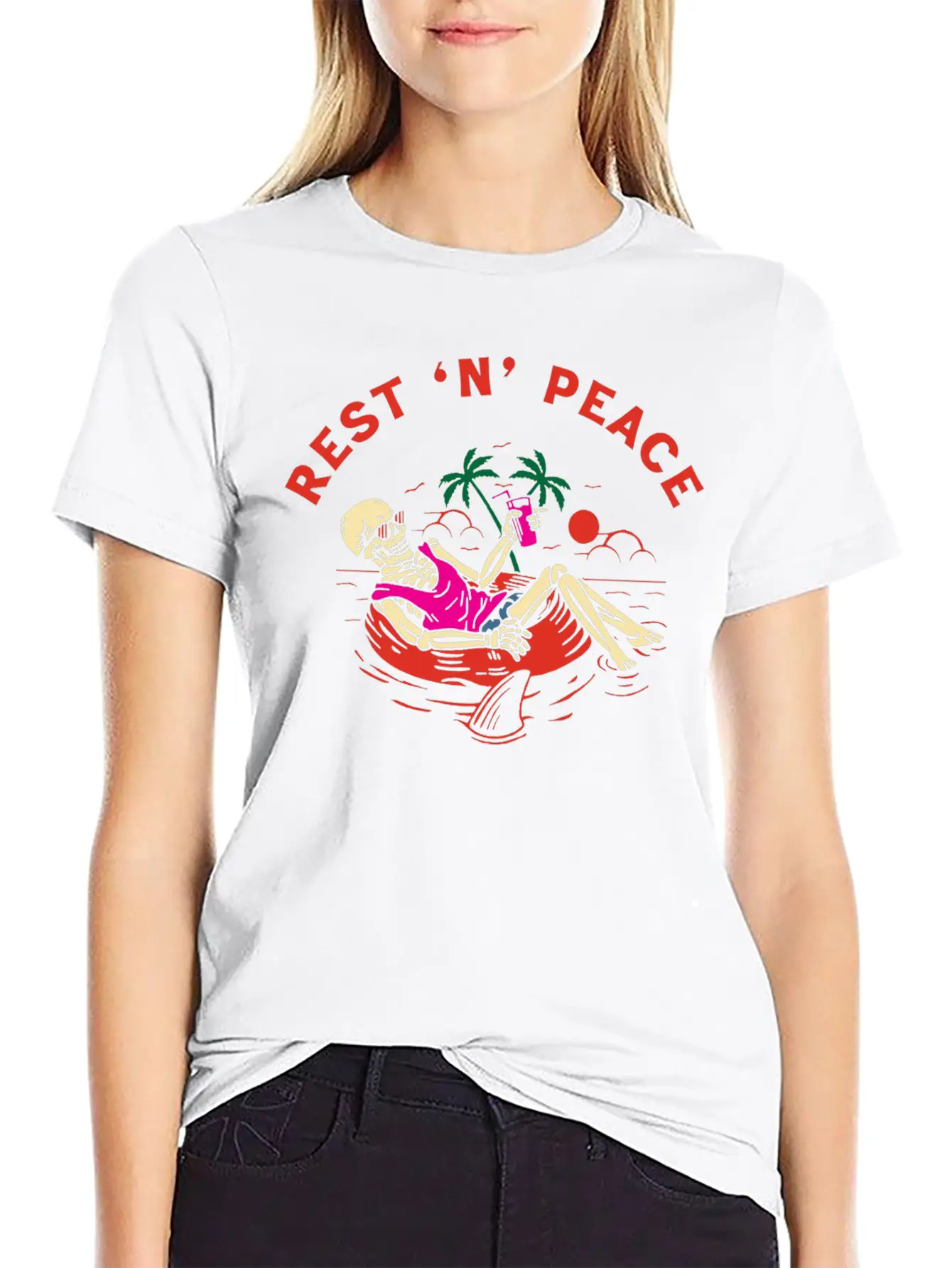 Rest N Peace Essential Cotton Tee For Daily Outfits – Unisex Style