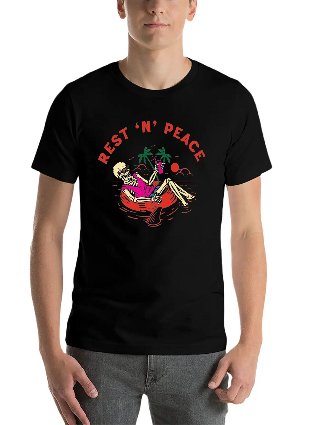 Rest N Peace Essential Cotton Tee For Daily Outfits – Unisex Style