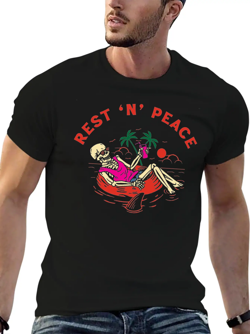Rest N Peace Essential Cotton Tee For Daily Outfits – Unisex Style