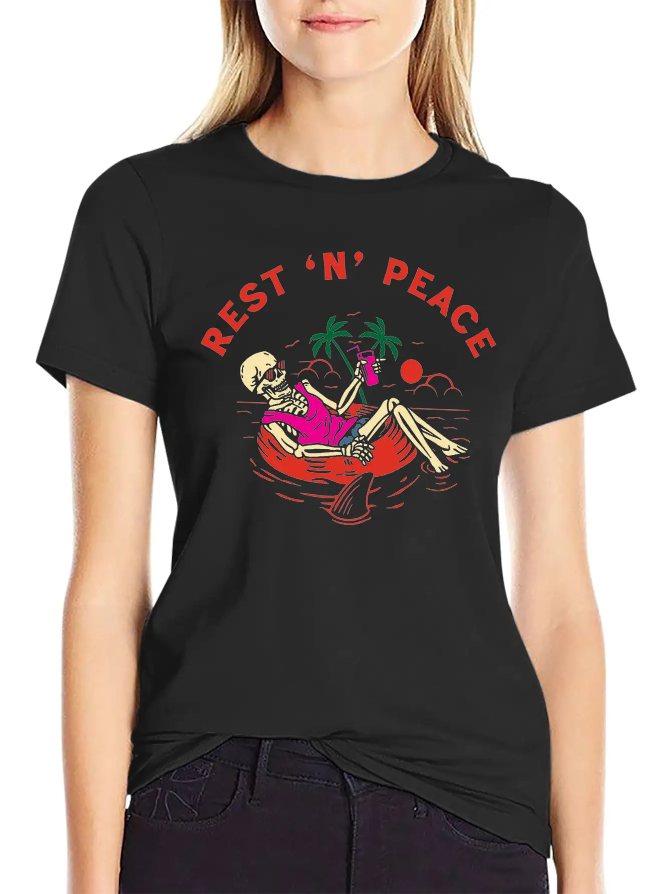 Rest N Peace Essential Cotton Tee For Daily Outfits – Unisex Style