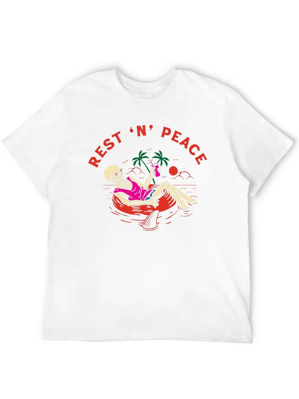 Rest N Peace Essential Cotton Tee For Daily Outfits – Unisex Style