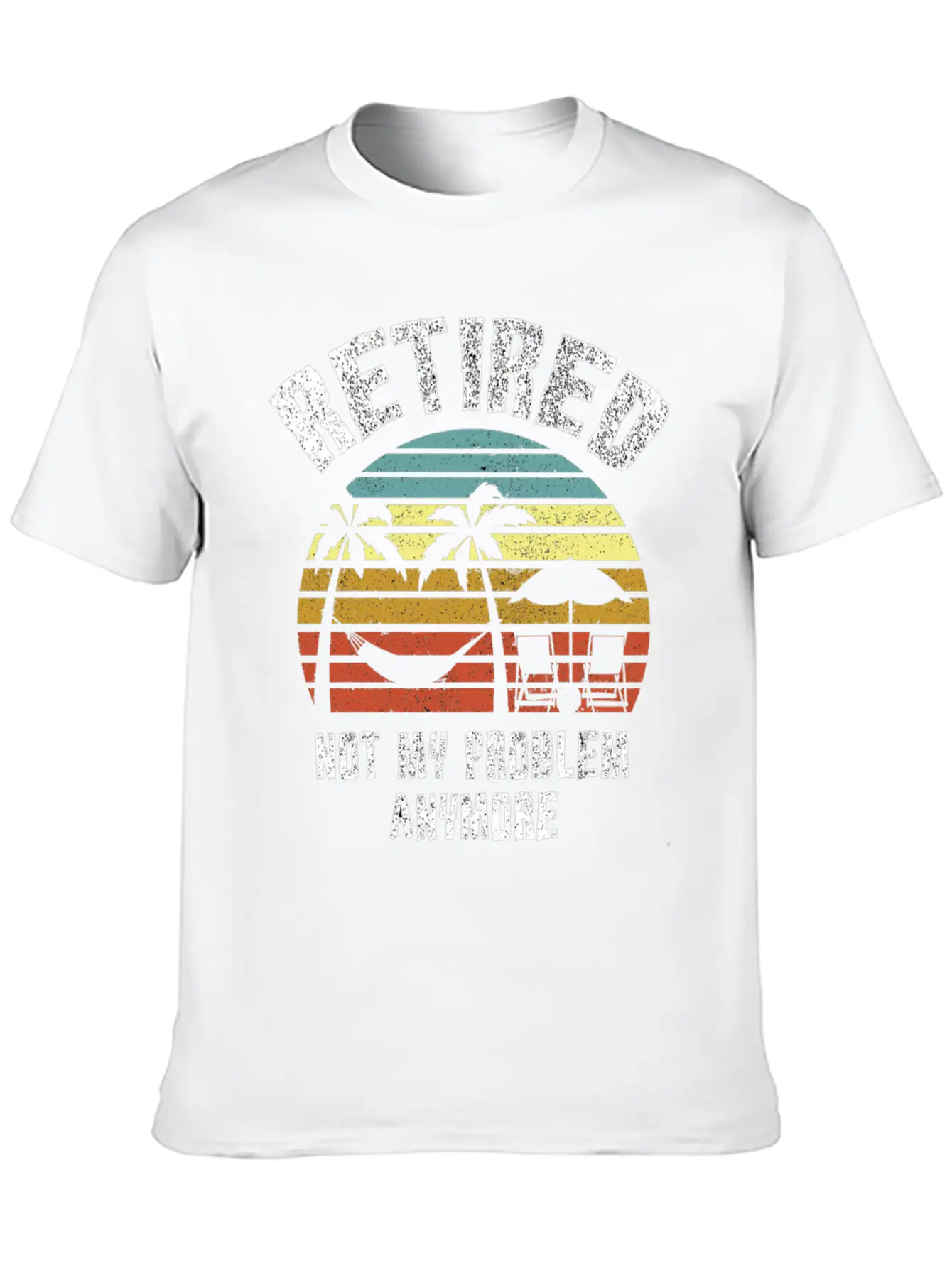 Retired 2023 Not My Problem Anymore Unisex Short Sleeve Soft Cotton T-Shirt – Casual Everyday Wear