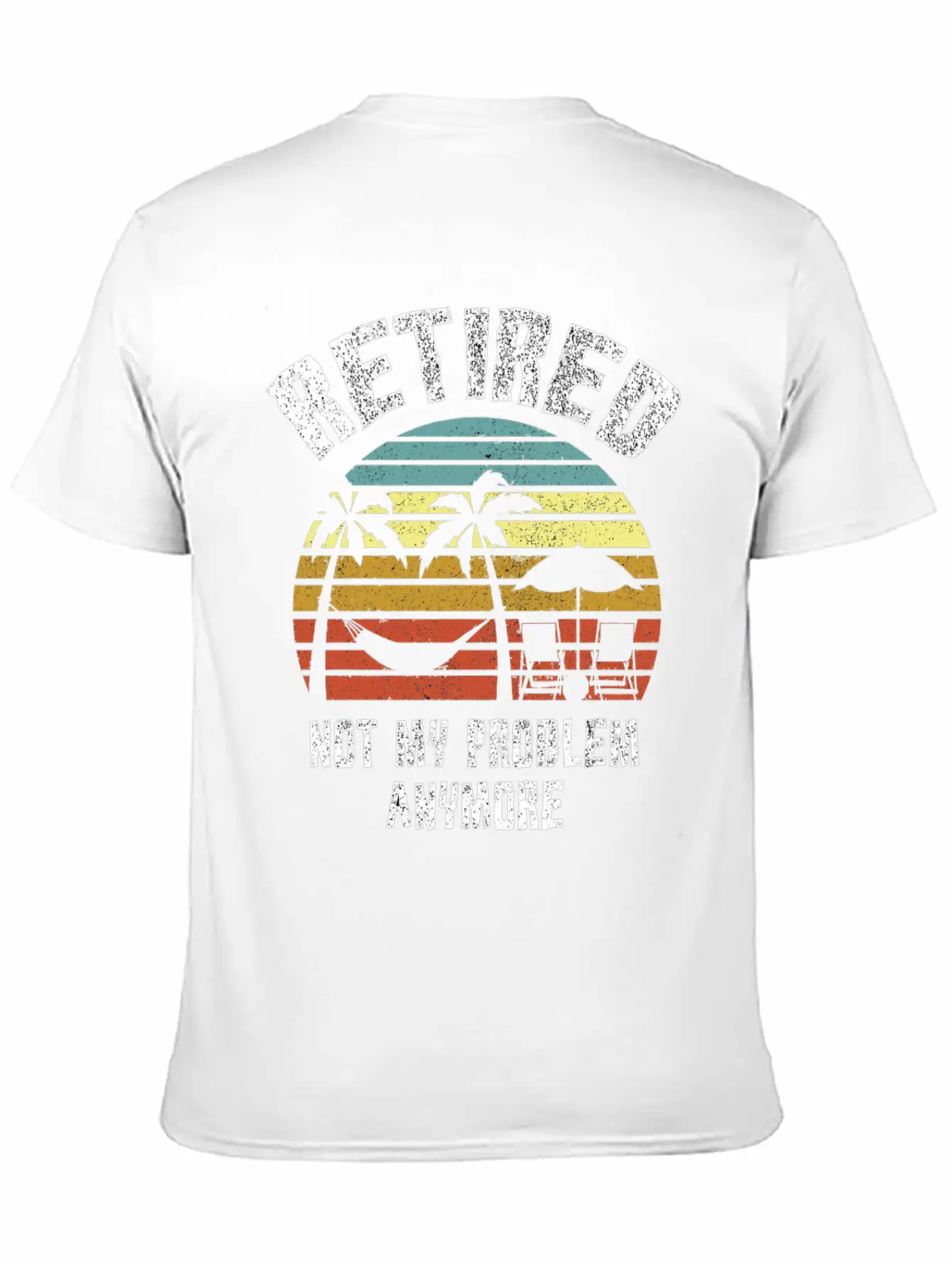 Retired 2023 Not My Problem Anymore Unisex Short Sleeve Soft Cotton T-Shirt – Casual Everyday Wear