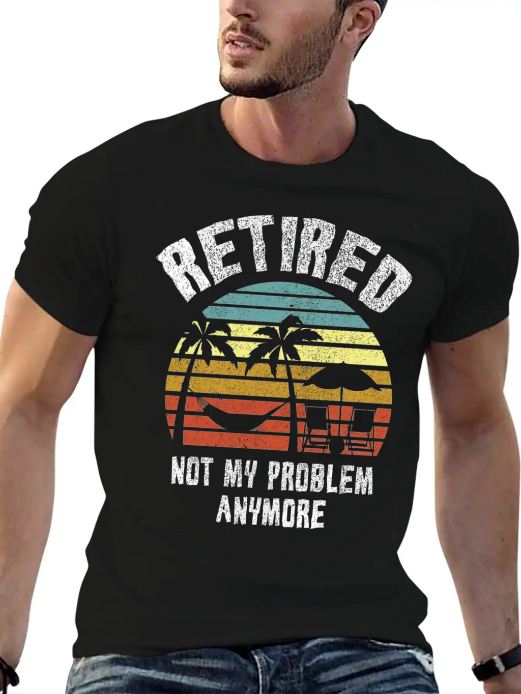 Retired 2023 Not My Problem Anymore Unisex Short Sleeve Soft Cotton T-Shirt – Casual Everyday Wear