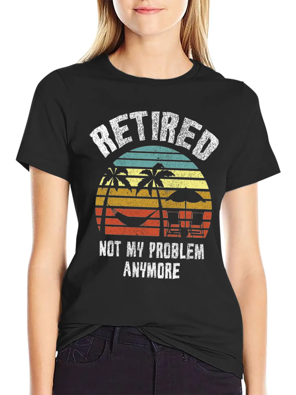 Retired 2023 Not My Problem Anymore Unisex Short Sleeve Soft Cotton T-Shirt – Casual Everyday Wear