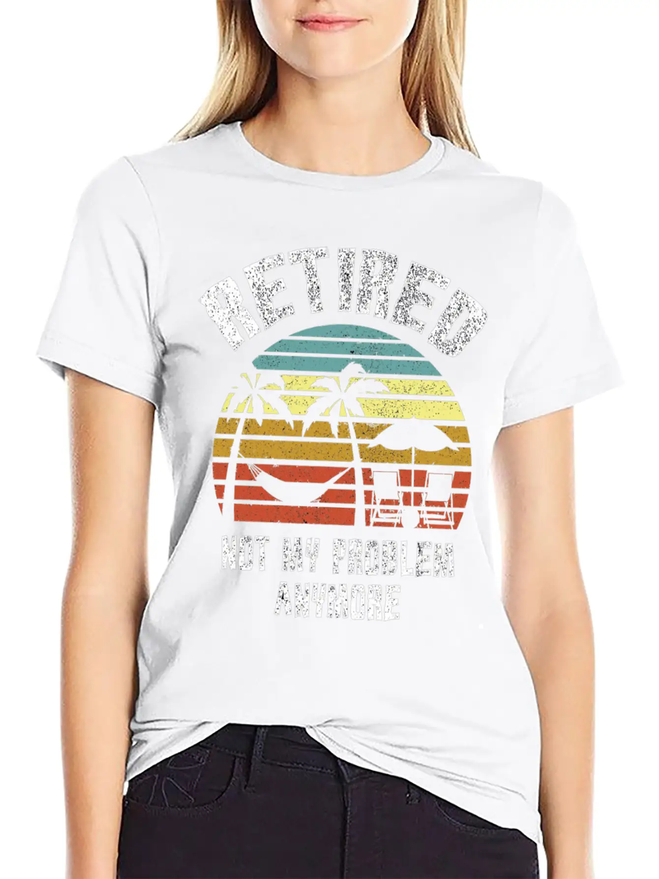 Retired 2023 Not My Problem Anymore Unisex Short Sleeve Soft Cotton T-Shirt – Casual Everyday Wear