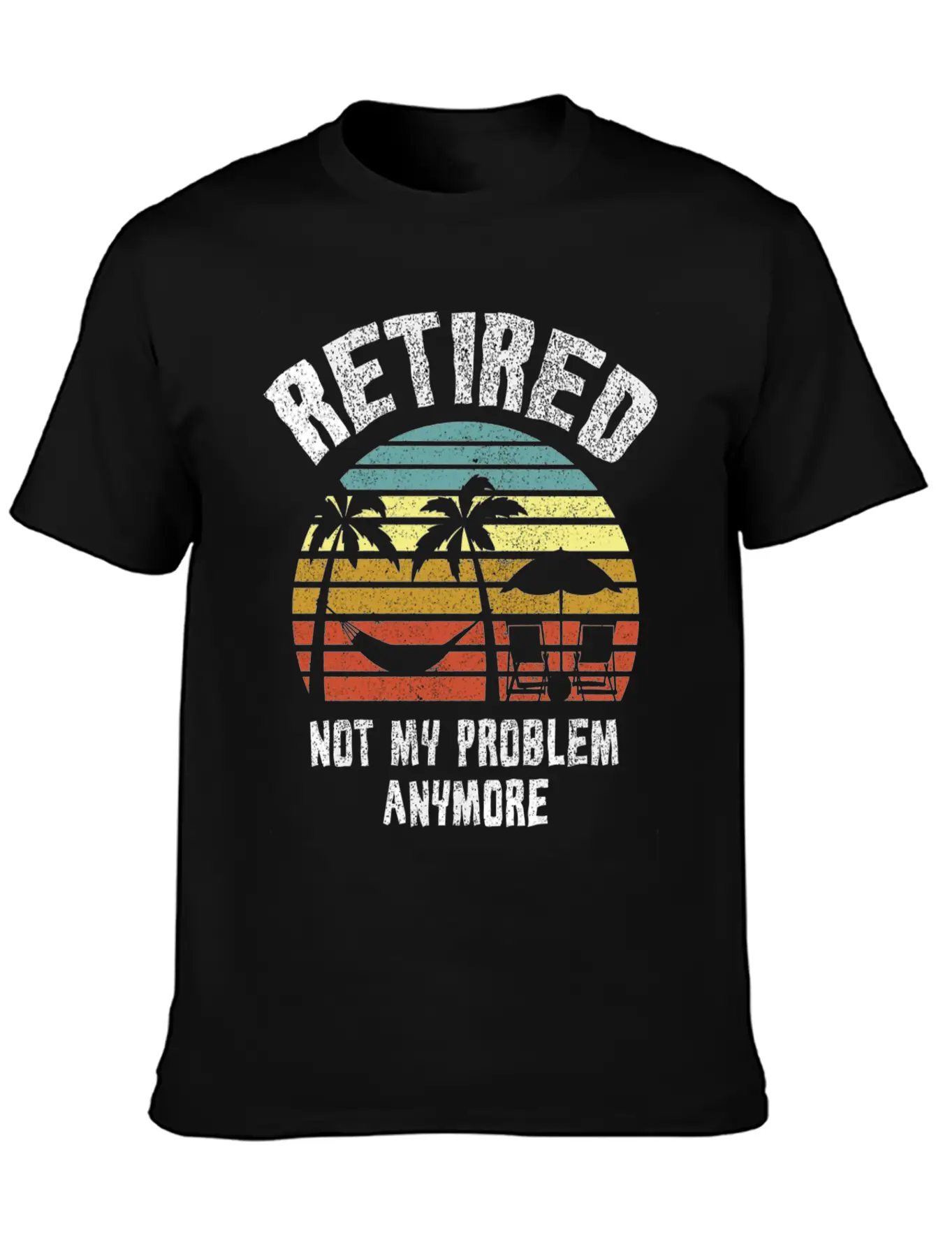 Retired 2023 Not My Problem Anymore Unisex Short Sleeve Soft Cotton T-Shirt – Casual Everyday Wear