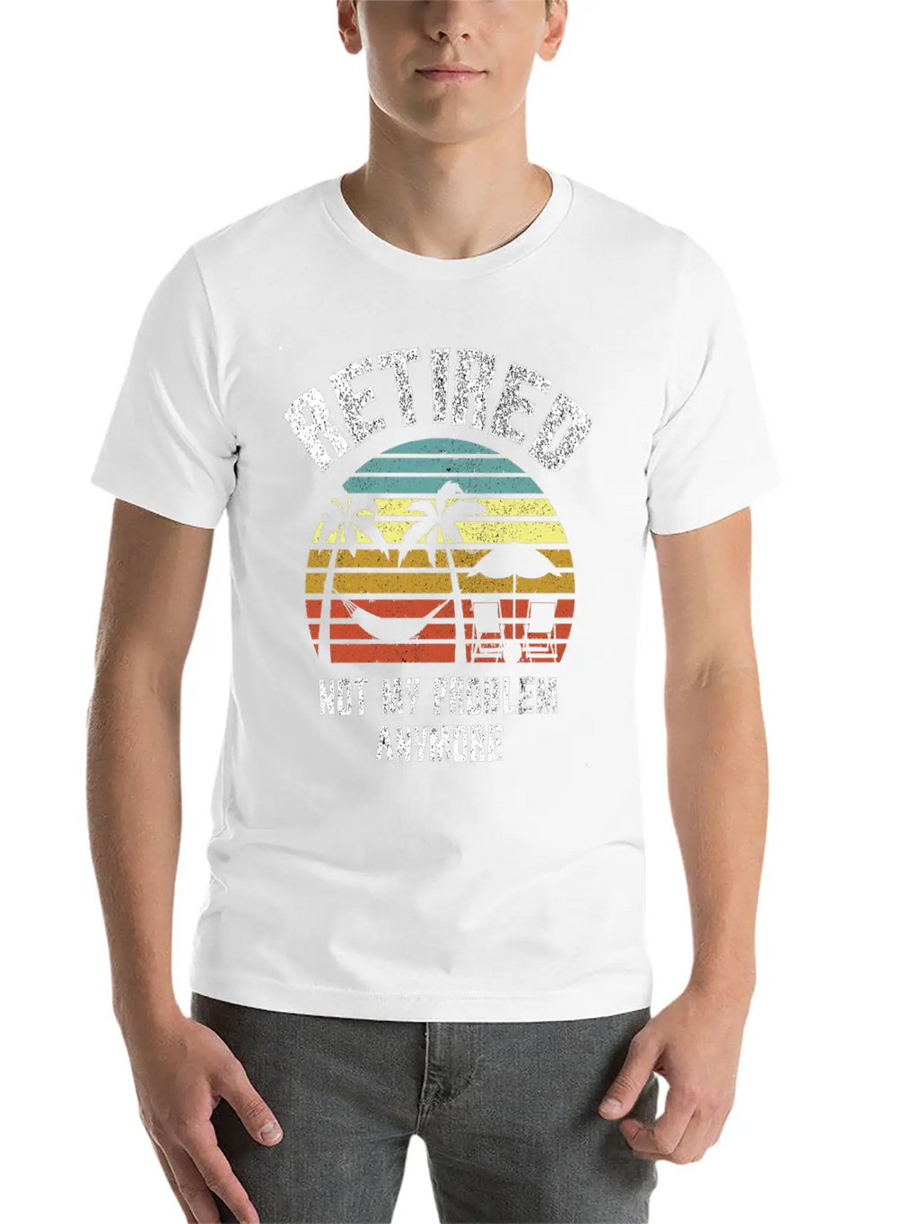 Retired 2023 Not My Problem Anymore Unisex Short Sleeve Soft Cotton T-Shirt – Casual Everyday Wear