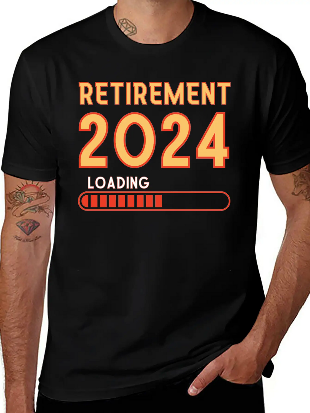 Retirement 2024 Loading, Retirement Party Classic Fit Graphic Tee For Daily Comfort – Unisex Cotton Shirt
