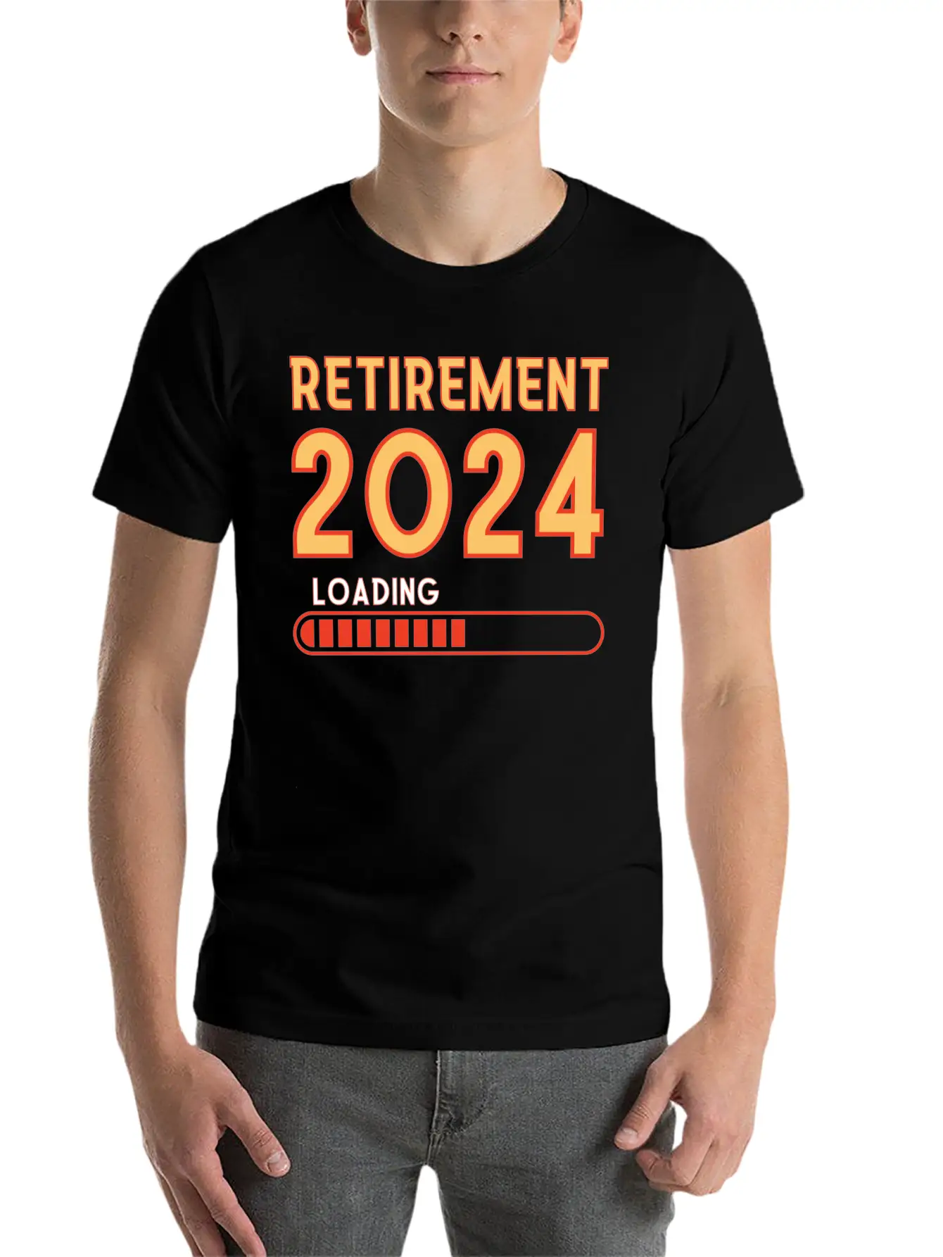 Retirement 2024 Loading, Retirement Party Classic Fit Graphic Tee For Daily Comfort – Unisex Cotton Shirt