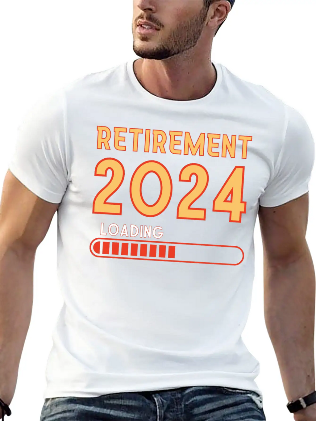 Retirement 2024 Loading, Retirement Party Classic Fit Graphic Tee For Daily Comfort – Unisex Cotton Shirt