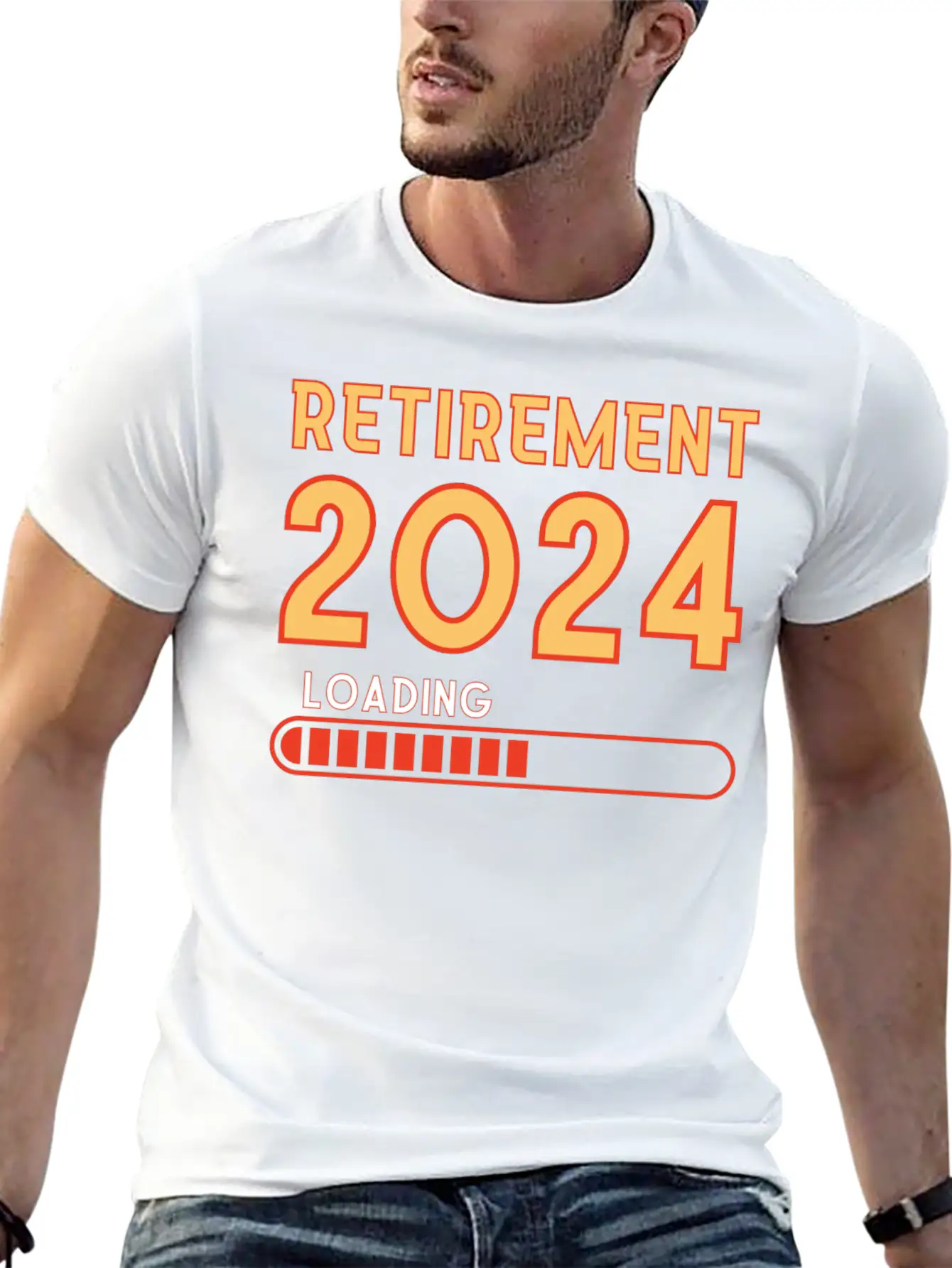 Retirement 2024 Loading, Retirement Party Classic Fit Graphic Tee For Daily Comfort – Unisex Cotton Shirt