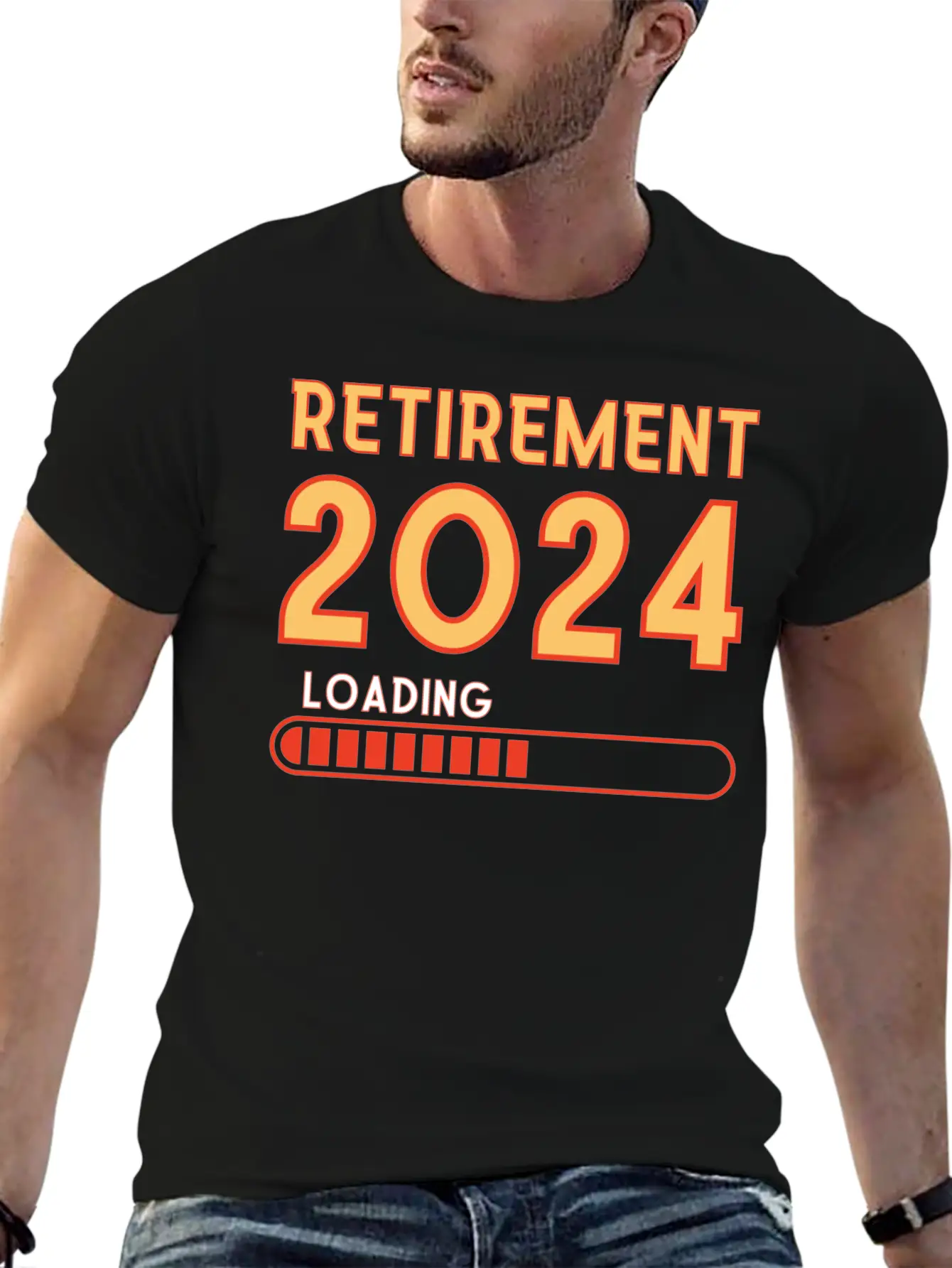 Retirement 2024 Loading, Retirement Party Classic Fit Graphic Tee For Daily Comfort – Unisex Cotton Shirt