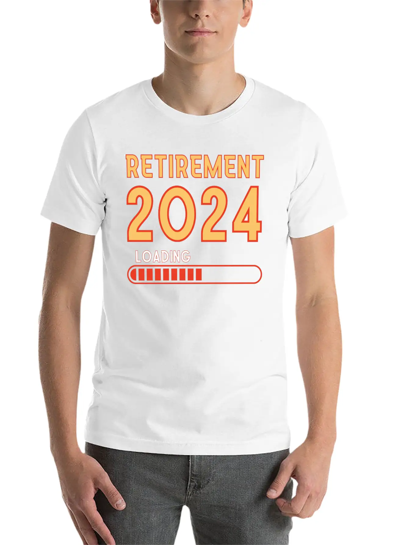 Retirement 2024 Loading, Retirement Party Classic Fit Graphic Tee For Daily Comfort – Unisex Cotton Shirt