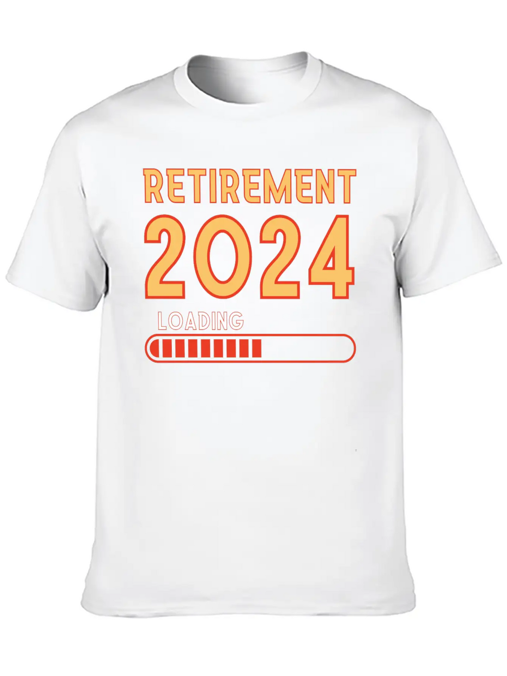 Retirement 2024 Loading, Retirement Party Classic Fit Graphic Tee For Daily Comfort – Unisex Cotton Shirt