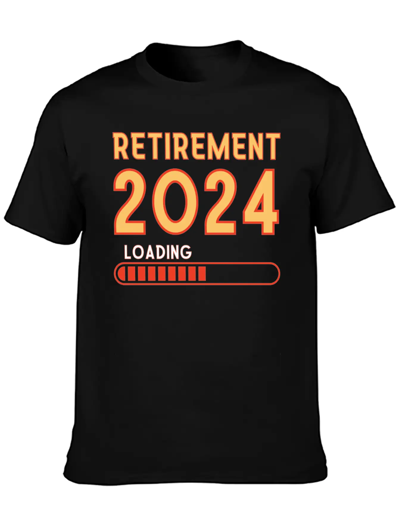 Retirement 2024 Loading, Retirement Party Classic Fit Graphic Tee For Daily Comfort – Unisex Cotton Shirt