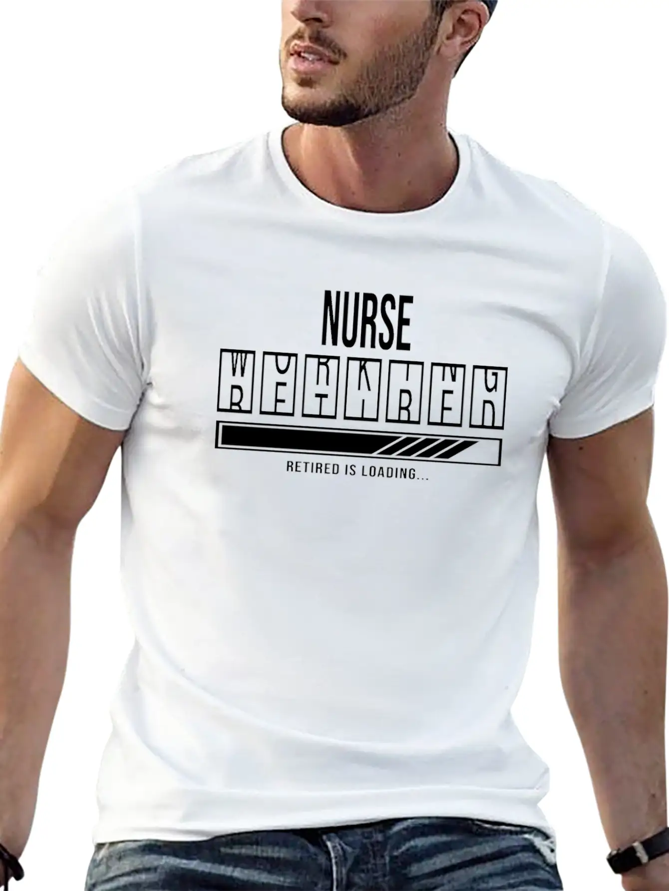 Retirement Gift Idea Retired Nurse Unisex Short Sleeve Soft Cotton T-Shirt – Casual Everyday Wear