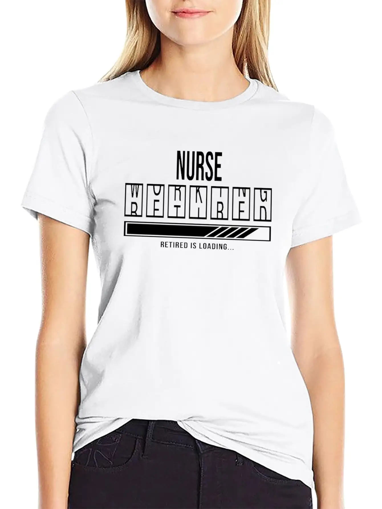 Retirement Gift Idea Retired Nurse Unisex Short Sleeve Soft Cotton T-Shirt – Casual Everyday Wear