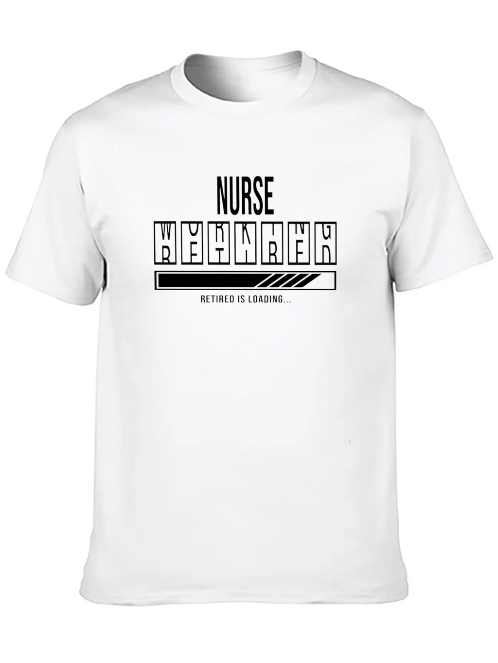 Retirement Gift Idea Retired Nurse Unisex Short Sleeve Soft Cotton T-Shirt – Casual Everyday Wear