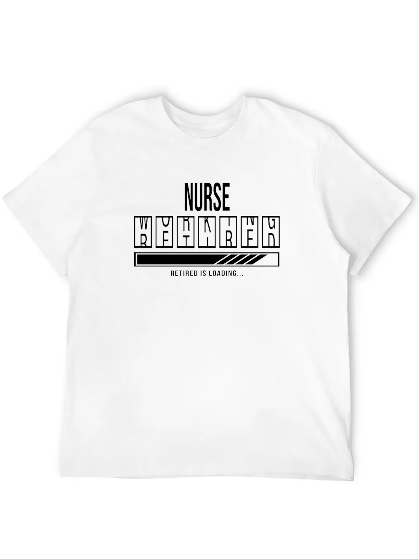 Retirement Gift Idea Retired Nurse Unisex Short Sleeve Soft Cotton T-Shirt – Casual Everyday Wear