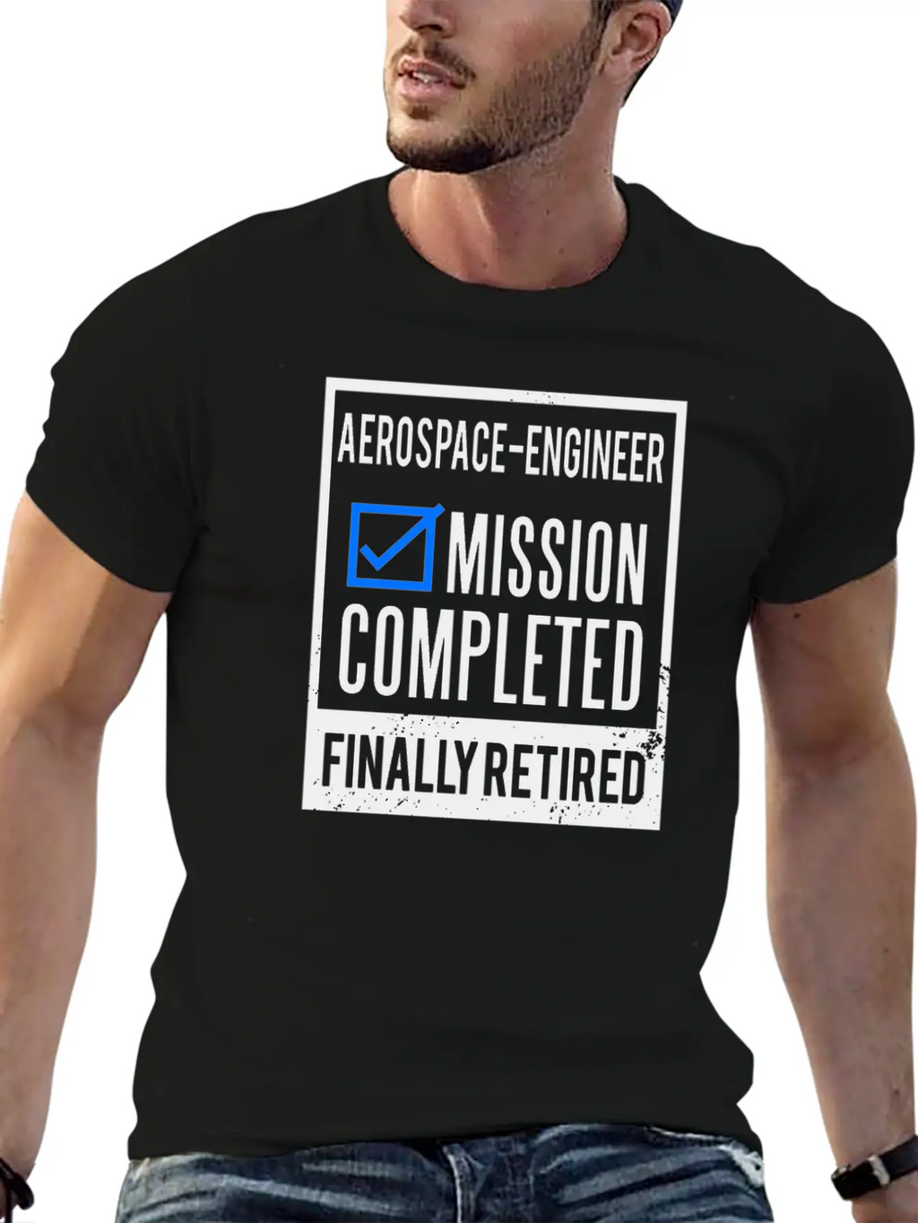 Retirement - Retired Aerospace-Engineer Stylish Everyday T-Shirt – Unisex Basic Cotton Tee