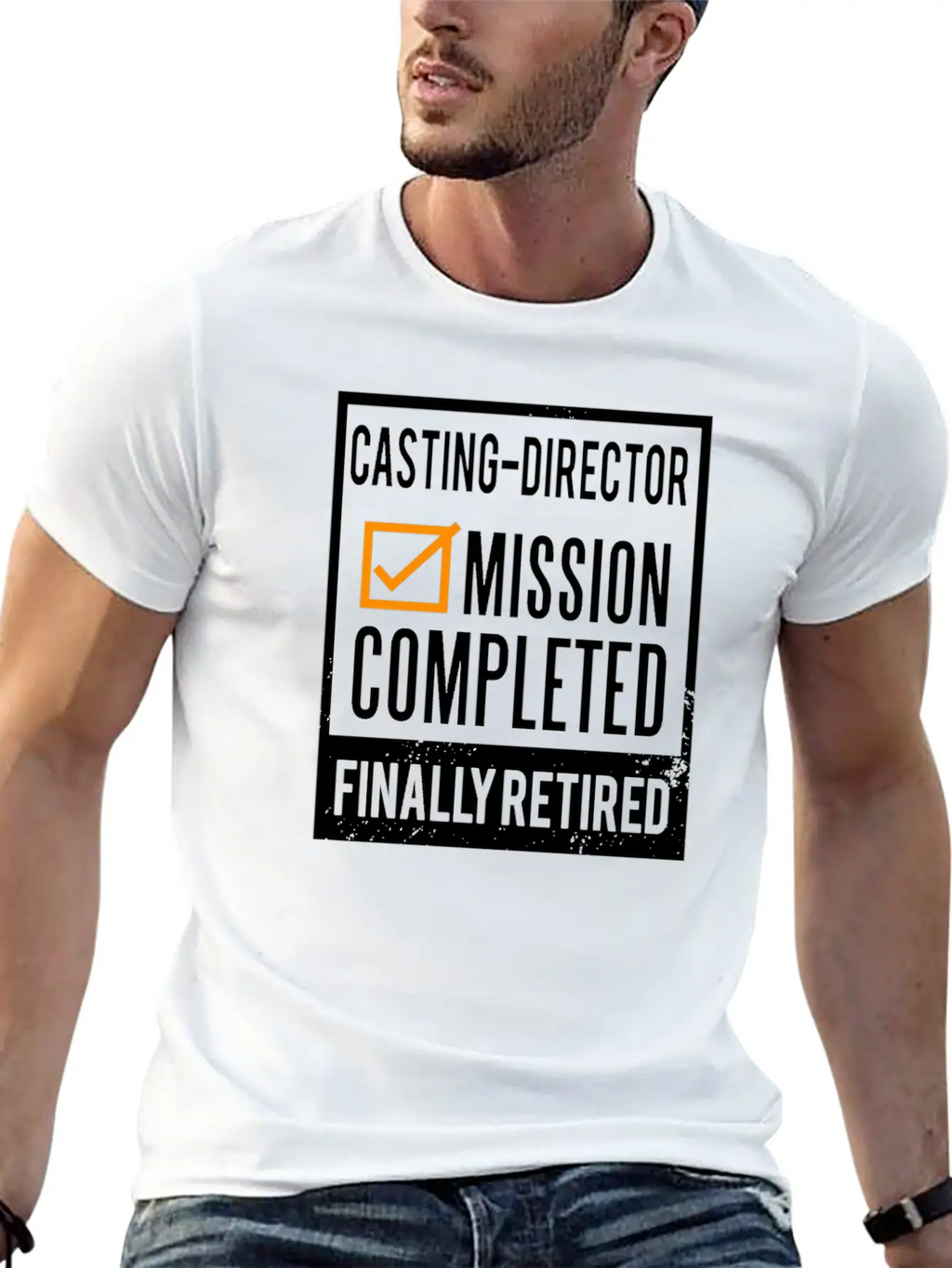 Retirement - Retired Casting-Director Unisex Casual T-Shirt – Clean Design For Daily Comfort