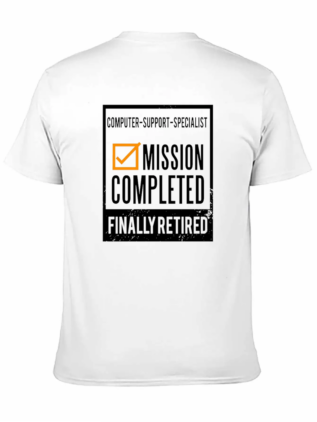 Retirement - Retired Computer-support-specialist Unisex Casual T-Shirt – Clean Design For Daily Comfort