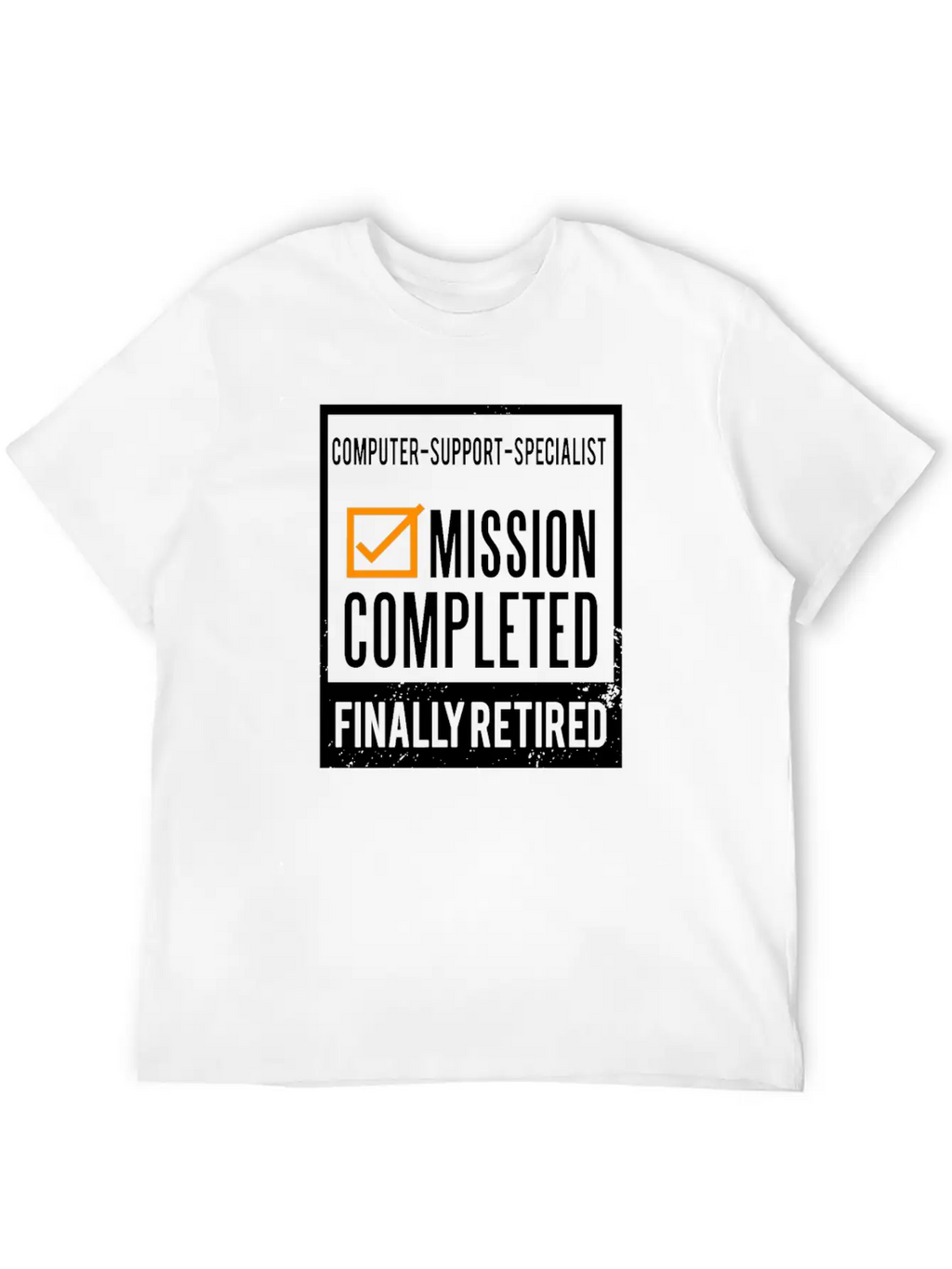 Retirement - Retired Computer-support-specialist Unisex Casual T-Shirt – Clean Design For Daily Comfort