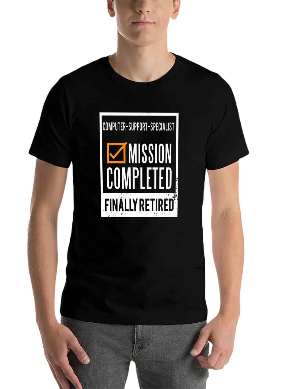 Retirement - Retired Computer-support-specialist Unisex Casual T-Shirt – Clean Design For Daily Comfort