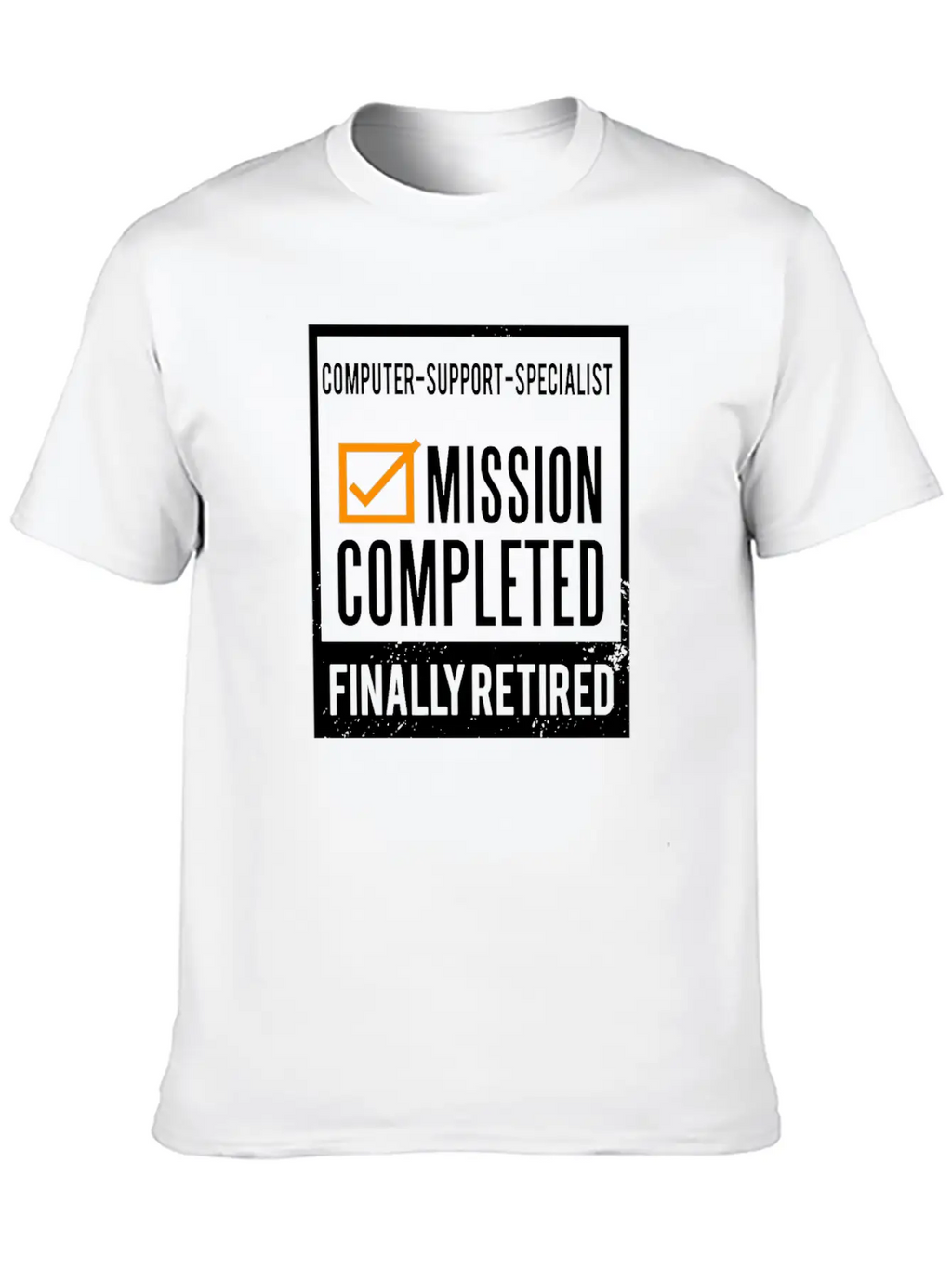 Retirement - Retired Computer-support-specialist Unisex Casual T-Shirt – Clean Design For Daily Comfort