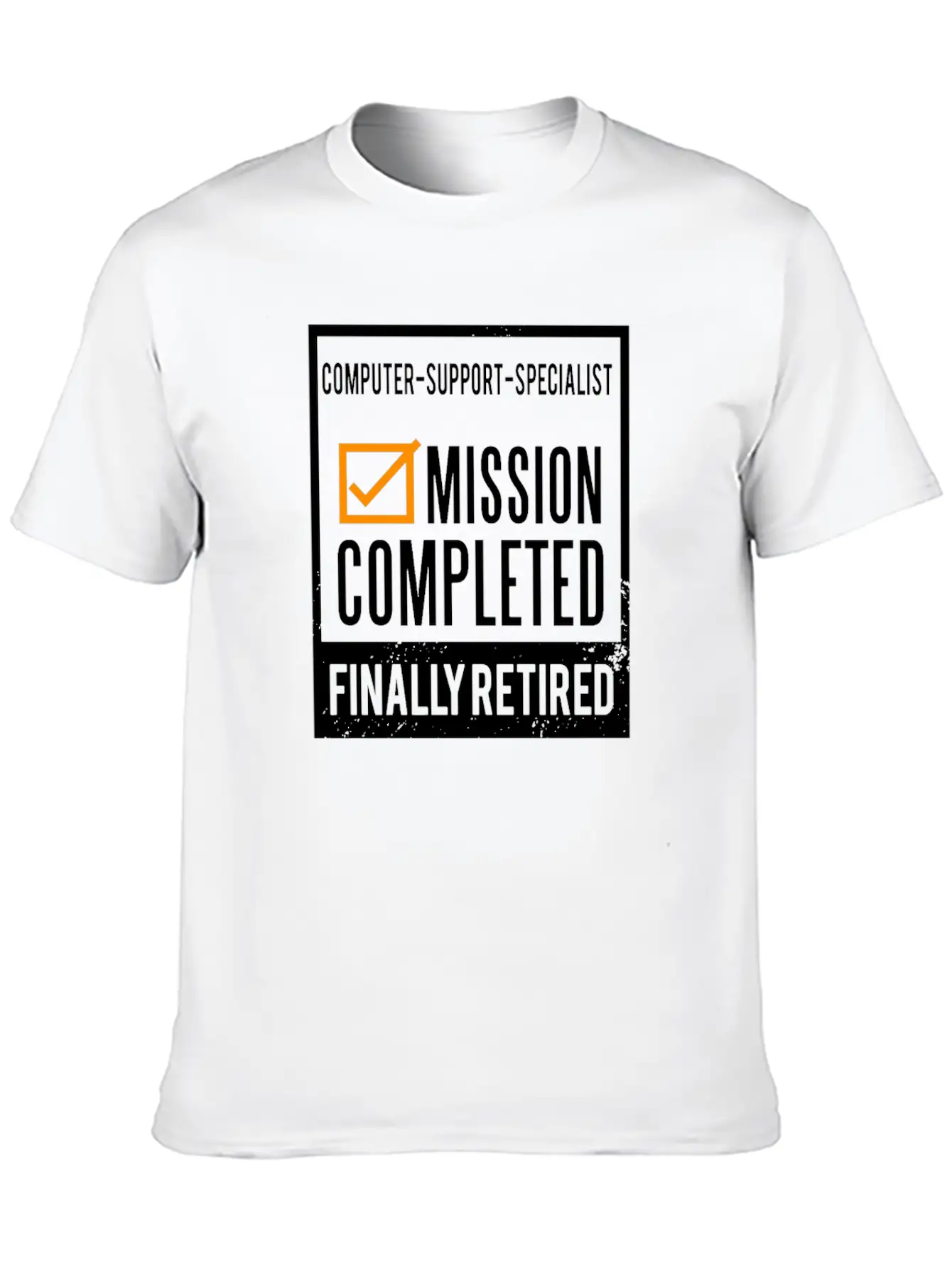 Retirement - Retired Computer-support-specialist Unisex Casual T-Shirt – Clean Design For Daily Comfort