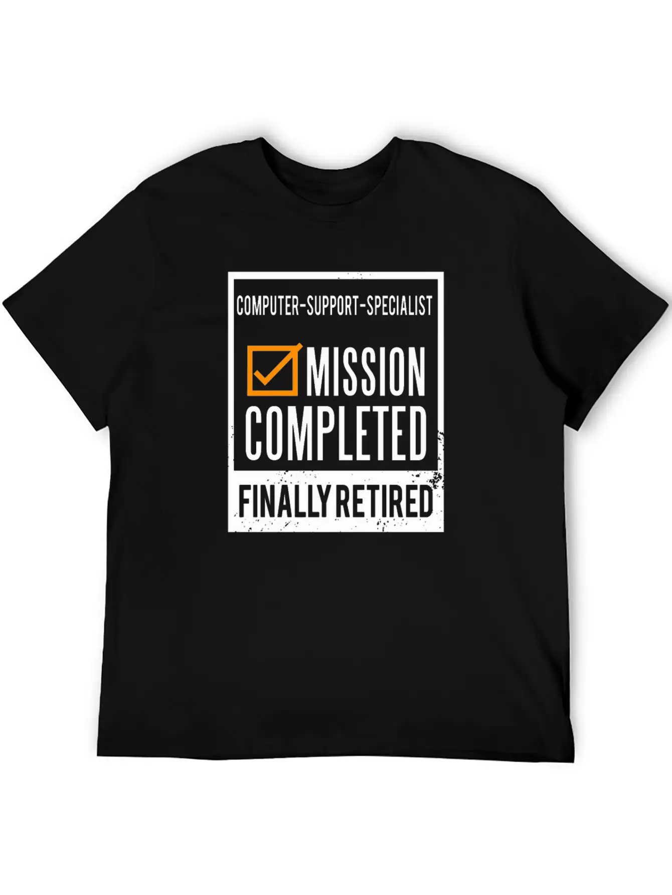 Retirement - Retired Computer-support-specialist Unisex Casual T-Shirt – Clean Design For Daily Comfort