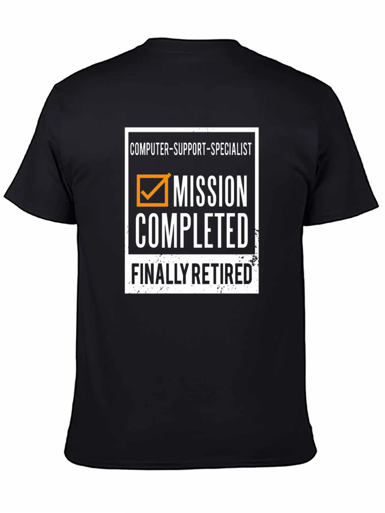 Retirement - Retired Computer-support-specialist Unisex Casual T-Shirt – Clean Design For Daily Comfort