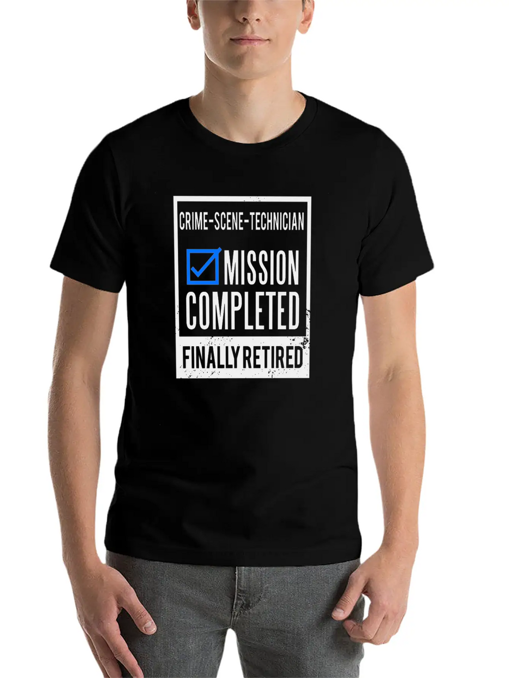 Retirement - Retired Crime-Scene-Technician Breathable Soft Cotton T-Shirt – Timeless Casual Look