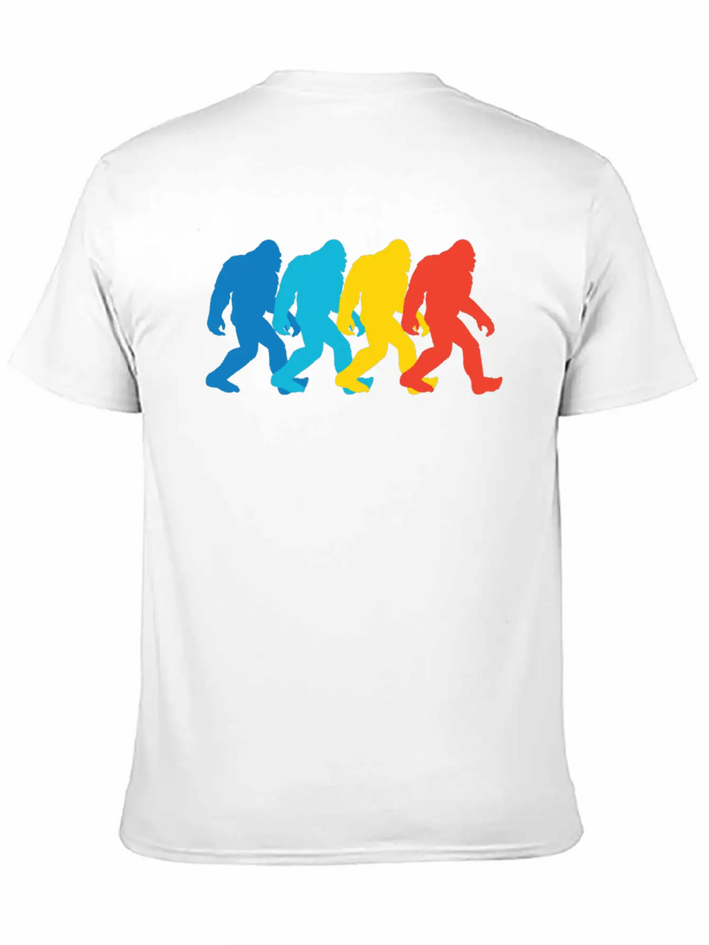 Retro Bigfoot Pop Art Unisex Casual T-Shirt – Clean Design For Daily Comfort