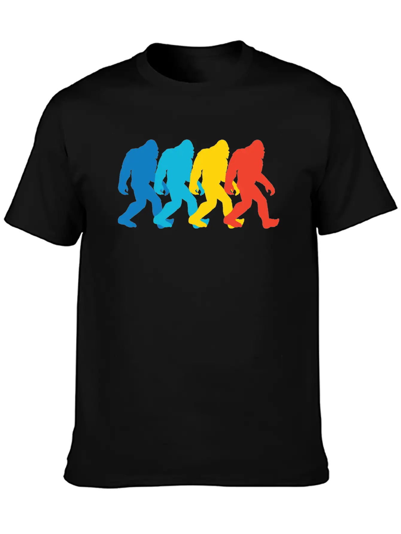 Retro Bigfoot Pop Art Unisex Casual T-Shirt – Clean Design For Daily Comfort