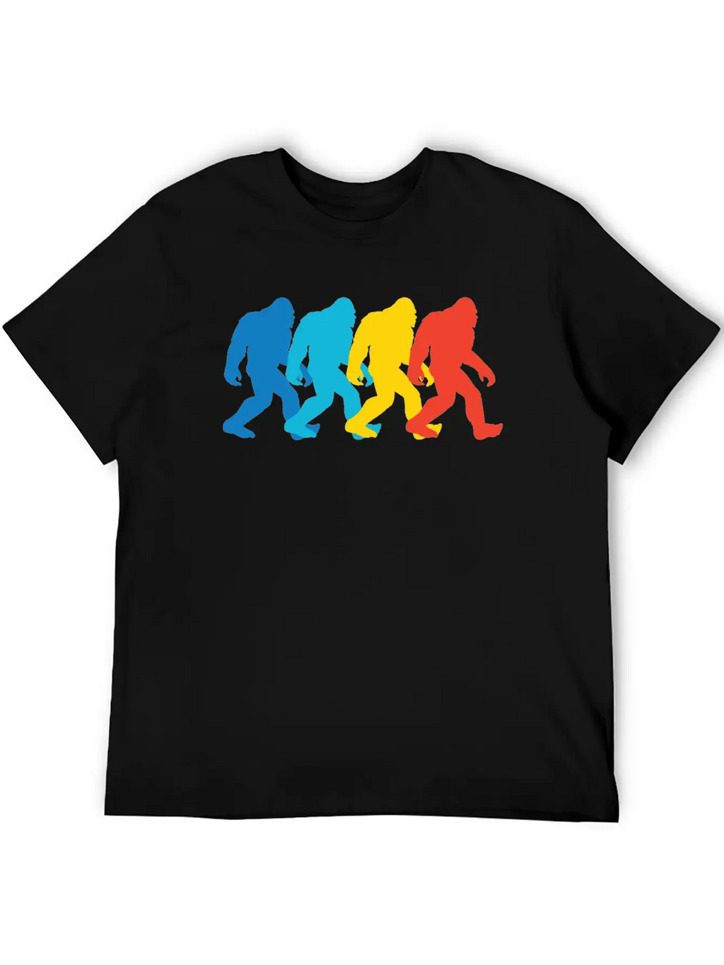 Retro Bigfoot Pop Art Unisex Casual T-Shirt – Clean Design For Daily Comfort
