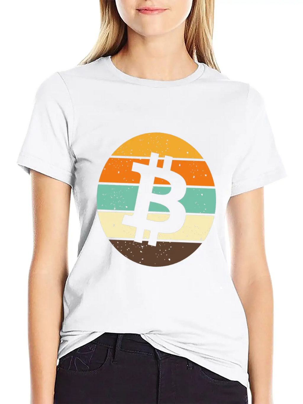Retro Bitcoin Vintage Crypto Blockchain Unisex Casual T-Shirt – Clean Design For Daily Comfort
