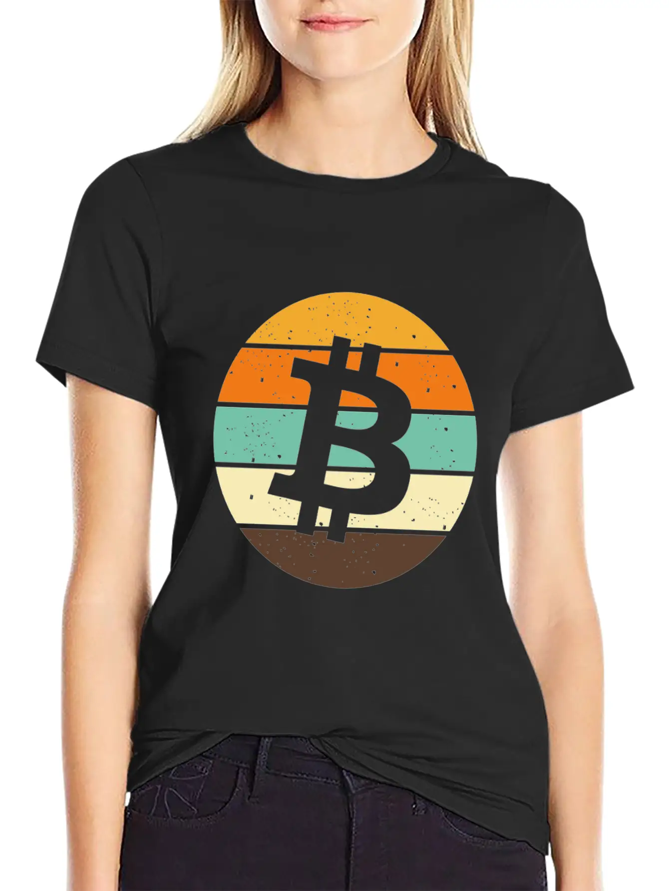 Retro Bitcoin Vintage Crypto Blockchain Unisex Casual T-Shirt – Clean Design For Daily Comfort