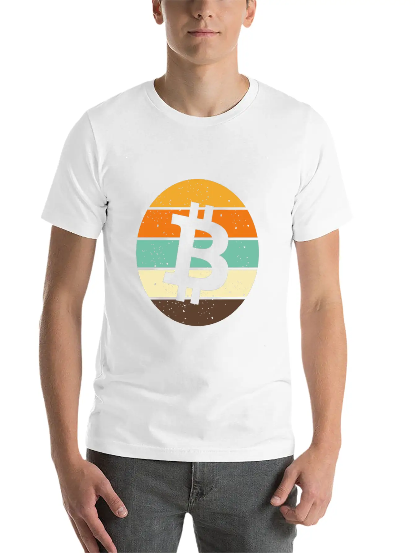 Retro Bitcoin Vintage Crypto Blockchain Unisex Casual T-Shirt – Clean Design For Daily Comfort