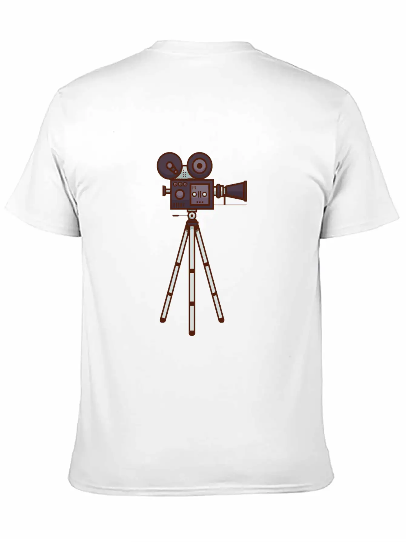 Retro Cine Camera Unisex Casual T-Shirt – Clean Design For Daily Comfort