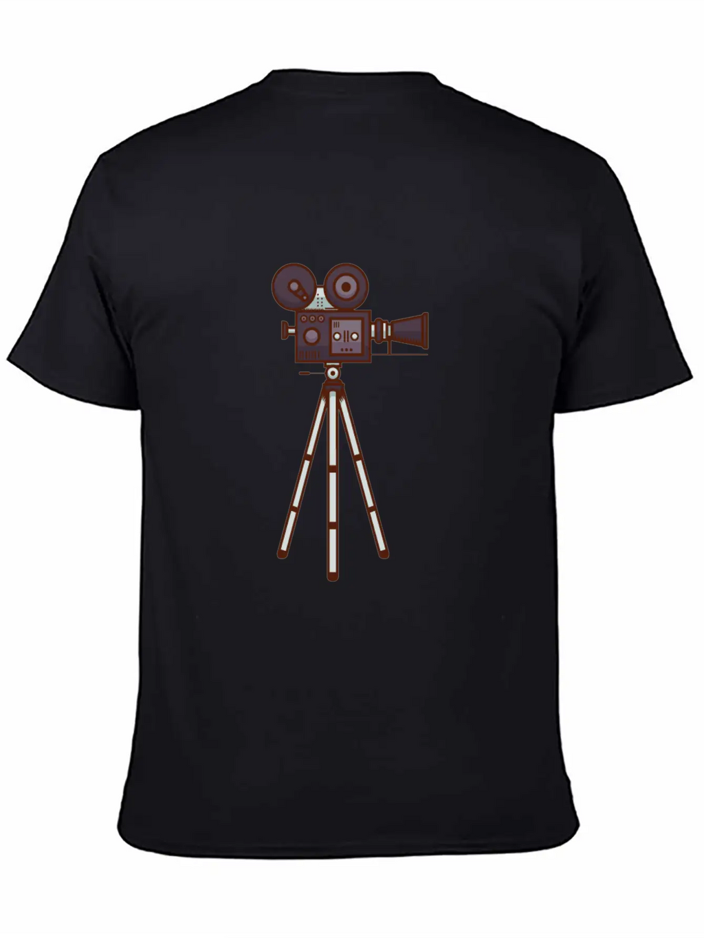 Retro Cine Camera Unisex Casual T-Shirt – Clean Design For Daily Comfort