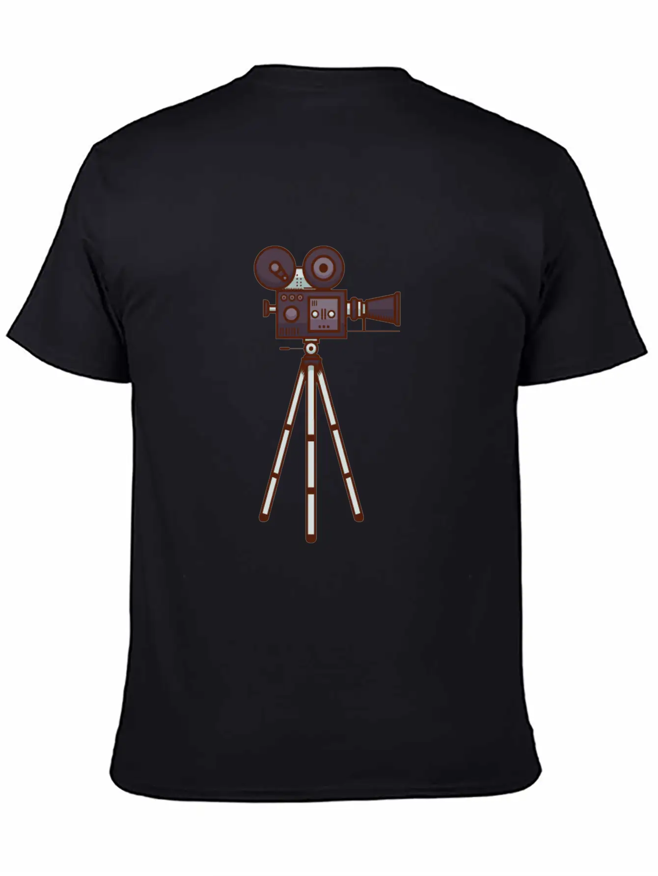 Retro Cine Camera Unisex Casual T-Shirt – Clean Design For Daily Comfort