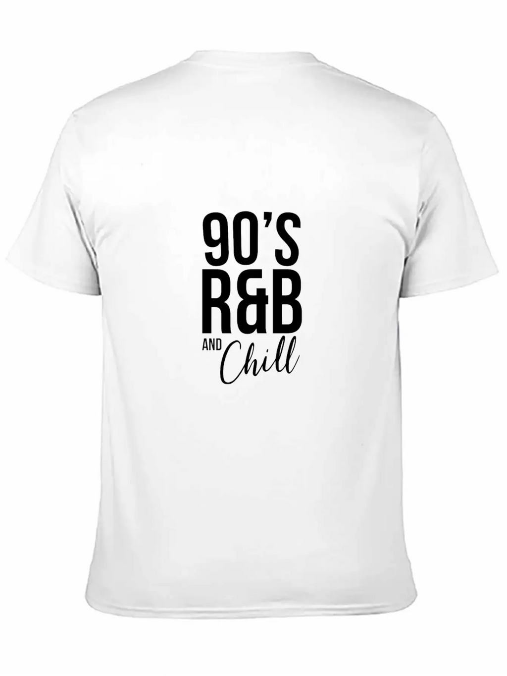 Retro Cool I Love 90'S R&B & Chill R&B Music Lover Casual Graphic T-Shirt – Simple And Comfortable Daily Wear