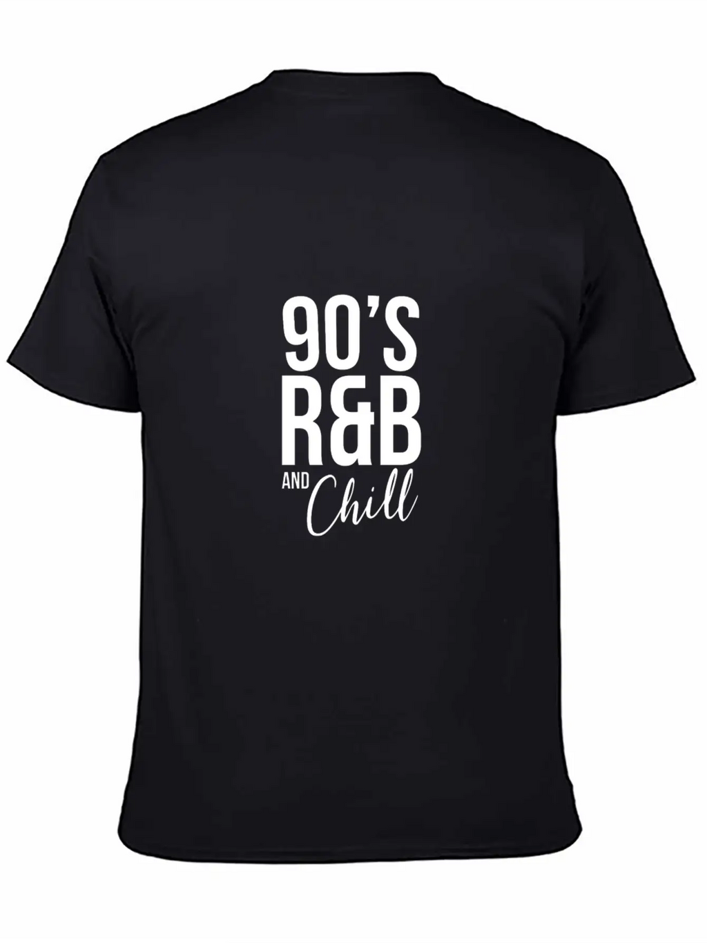 Retro Cool I Love 90'S R&B & Chill R&B Music Lover Casual Graphic T-Shirt – Simple And Comfortable Daily Wear