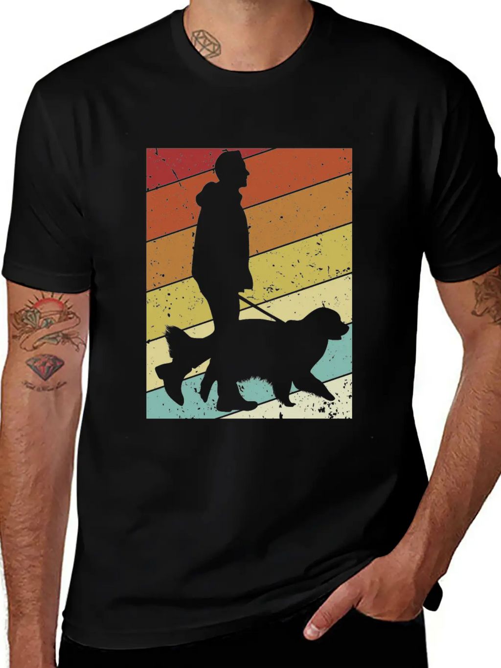 Retro Dog Mom Dogfather Dog Daddy Dog Lover Dog Classic Fit Graphic Tee For Daily Comfort – Unisex Cotton Shirt