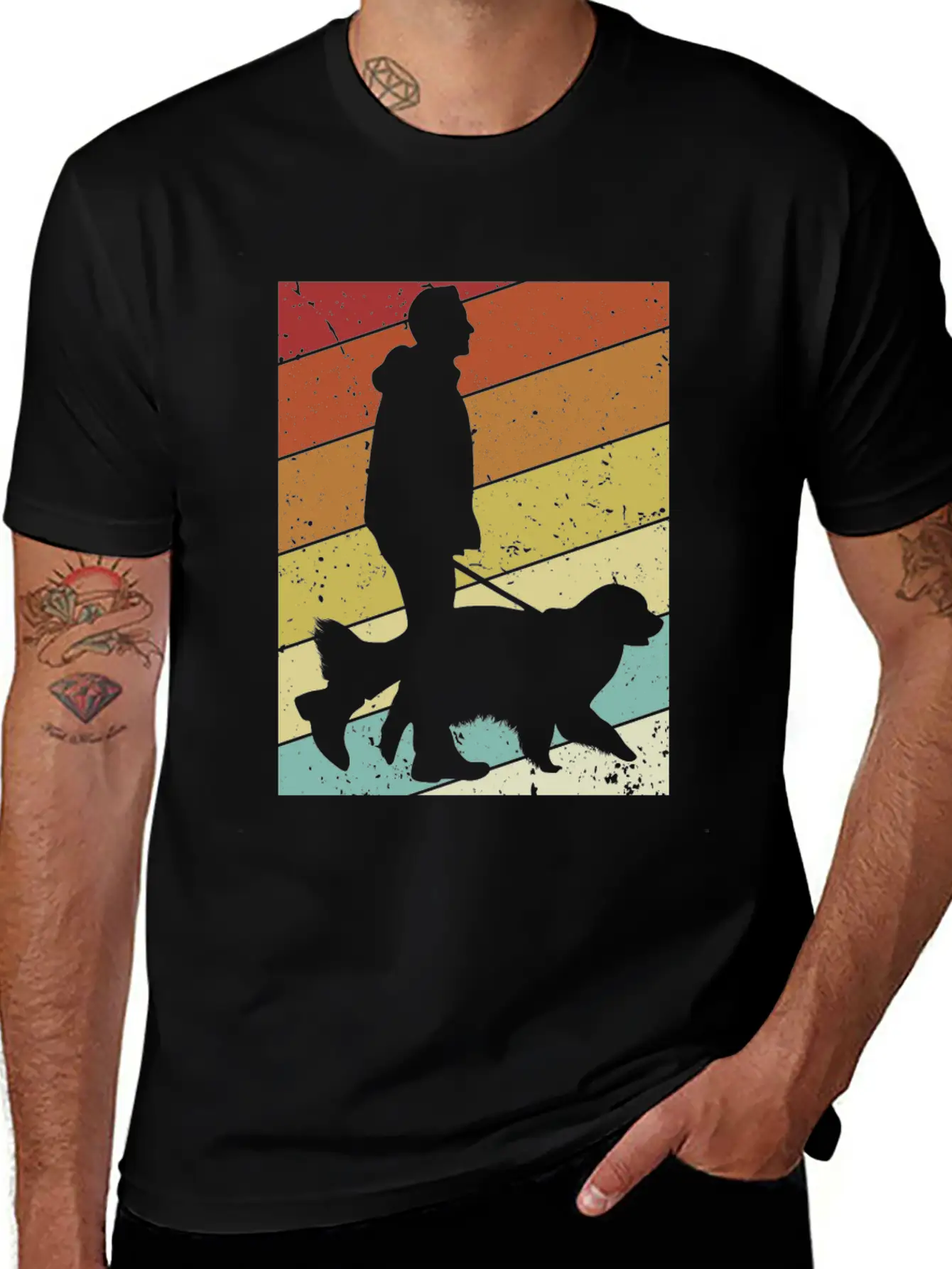 Retro Dog Mom Dogfather Dog Daddy Dog Lover Dog Classic Fit Graphic Tee For Daily Comfort – Unisex Cotton Shirt