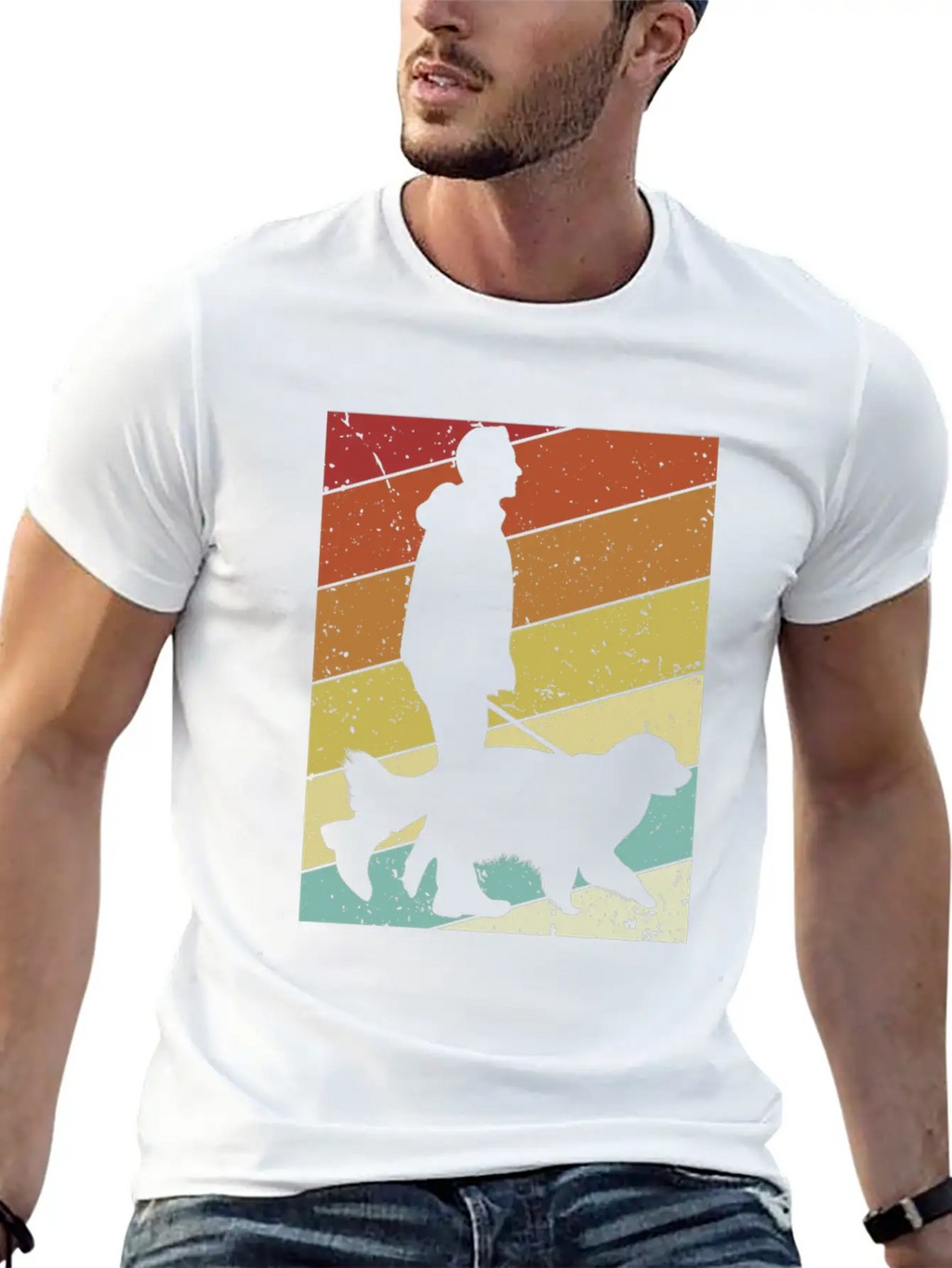 Retro Dog Mom Dogfather Dog Daddy Dog Lover Dog Classic Fit Graphic Tee For Daily Comfort – Unisex Cotton Shirt