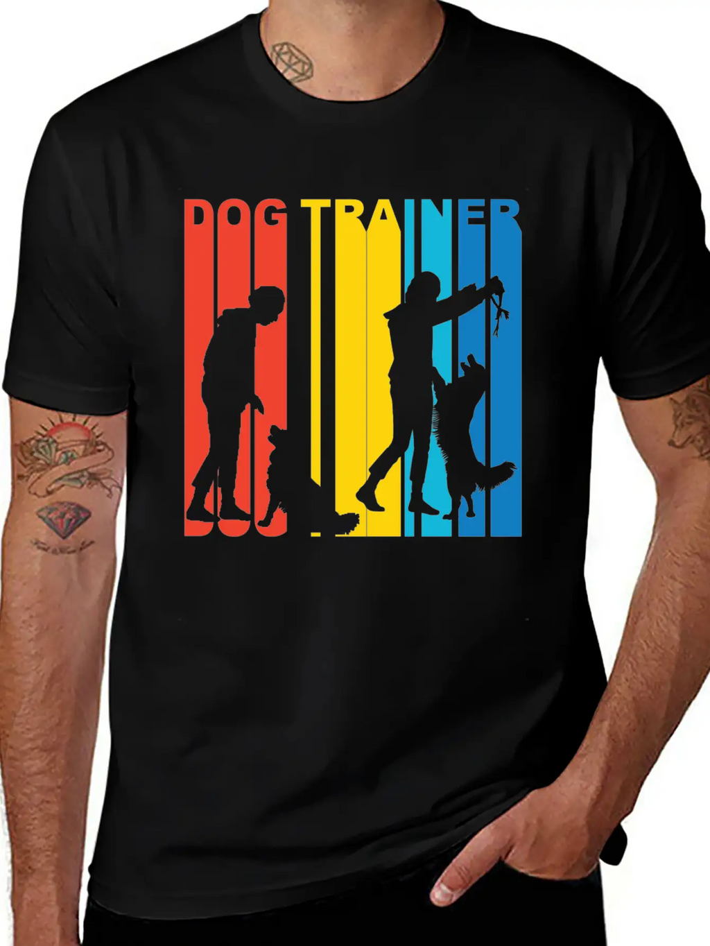 Retro Dog Trainer Unisex Casual T-Shirt – Clean Design For Daily Comfort